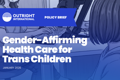Gender-affirming care policy brief cover
