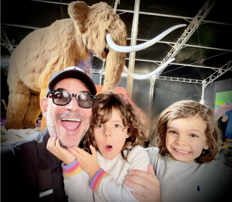 Moran family at the museum