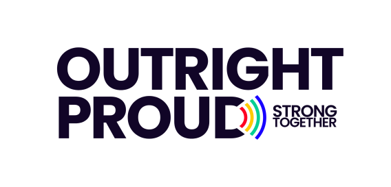 Outright Proud Strong Together logo