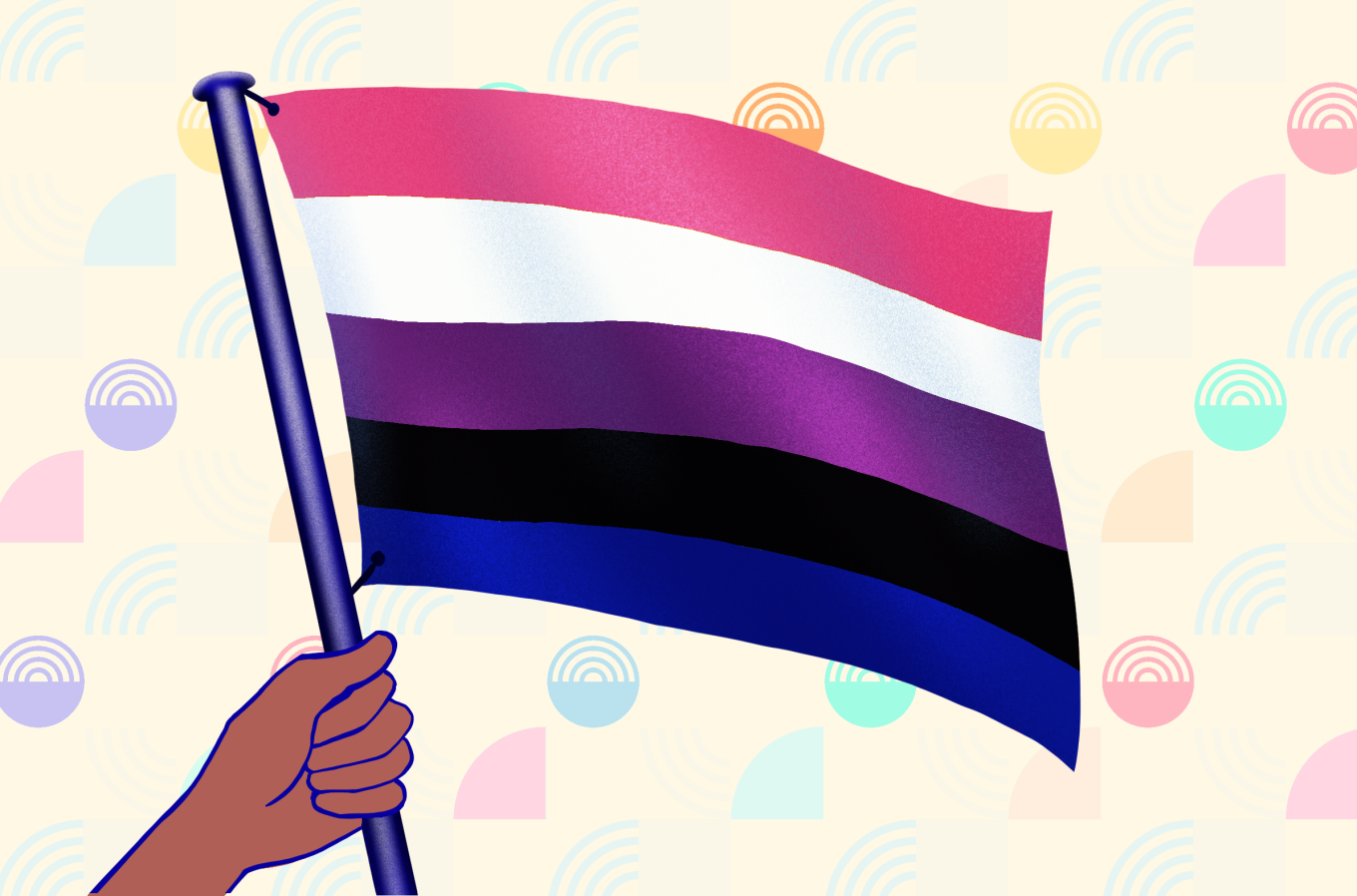 I now introduce the trans flag. Dark mode edition. : r