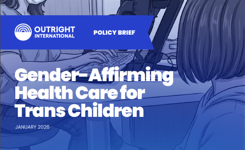 Gender-affirming care policy brief cover