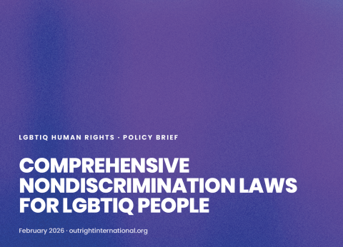 Non-discrimination laws LGBTIQ